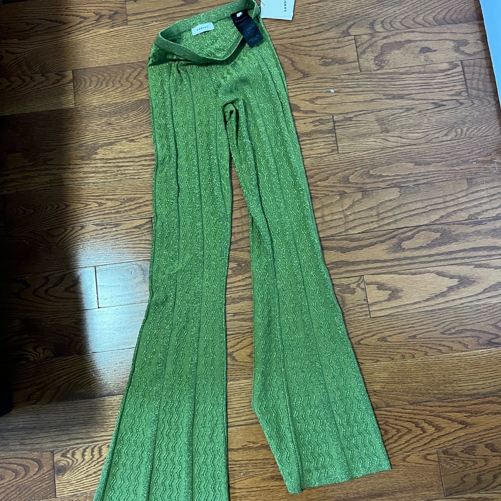 NWT Sandro Chalamet Knit Flare Pants - bundle with matching shirt